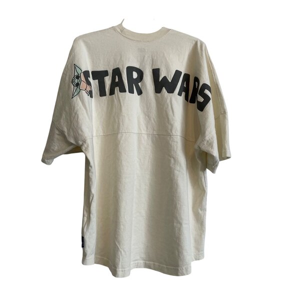 Star Wars Spirit Jersey Wanted Grogu Oversized T-Shirt XXL Disney Parks‎ Unisex - Picture 2 of 12